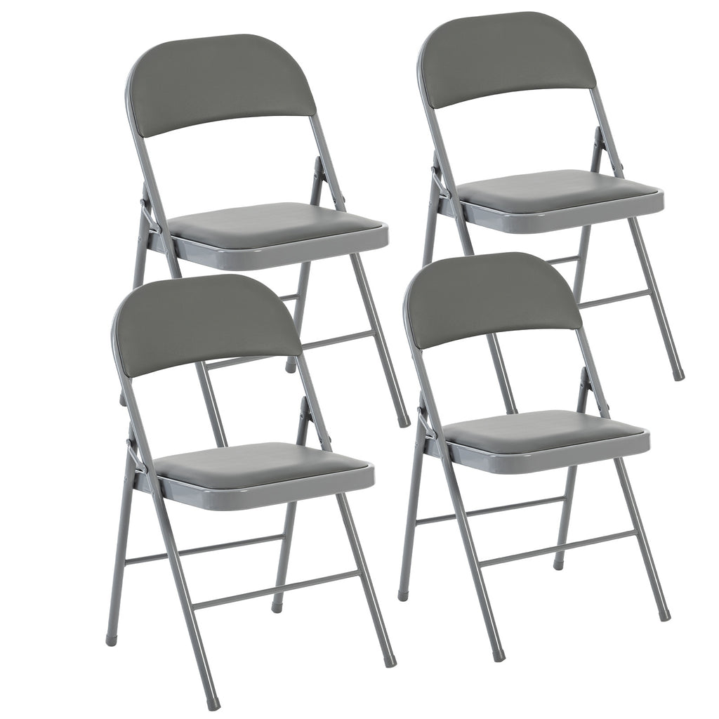 JIOABL Folding Chair , Convenient Leather Padded Folding Chairs