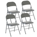 JIOABL Folding Chair , Convenient Leather Padded Folding Chairs