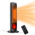JIOABL Electric Space Heater with Remote and Thermostat, Overheating Protection for Indoor