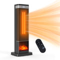 JIOABL Portable Space Heater with Remote, Thermostat, Overheating Protection for Indoor Use