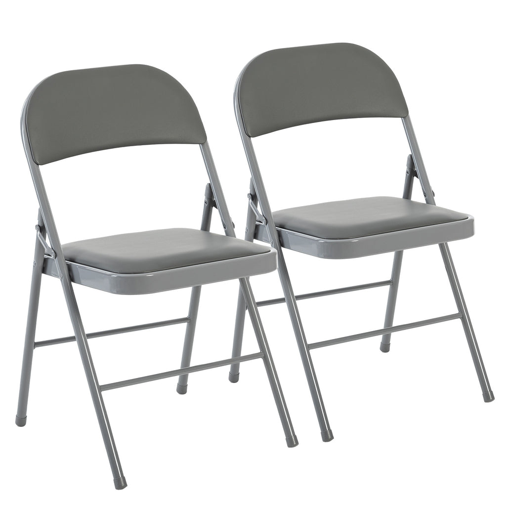JIOABL Folding Chair , Convenient Leather Padded Folding Chairs