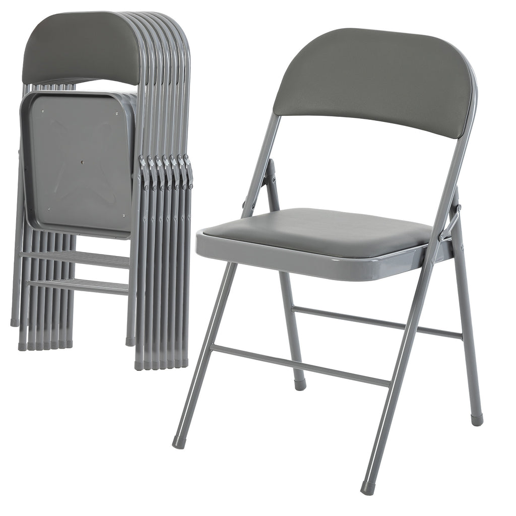 JIOABL Folding Chair , Convenient Leather Padded Folding Chairs