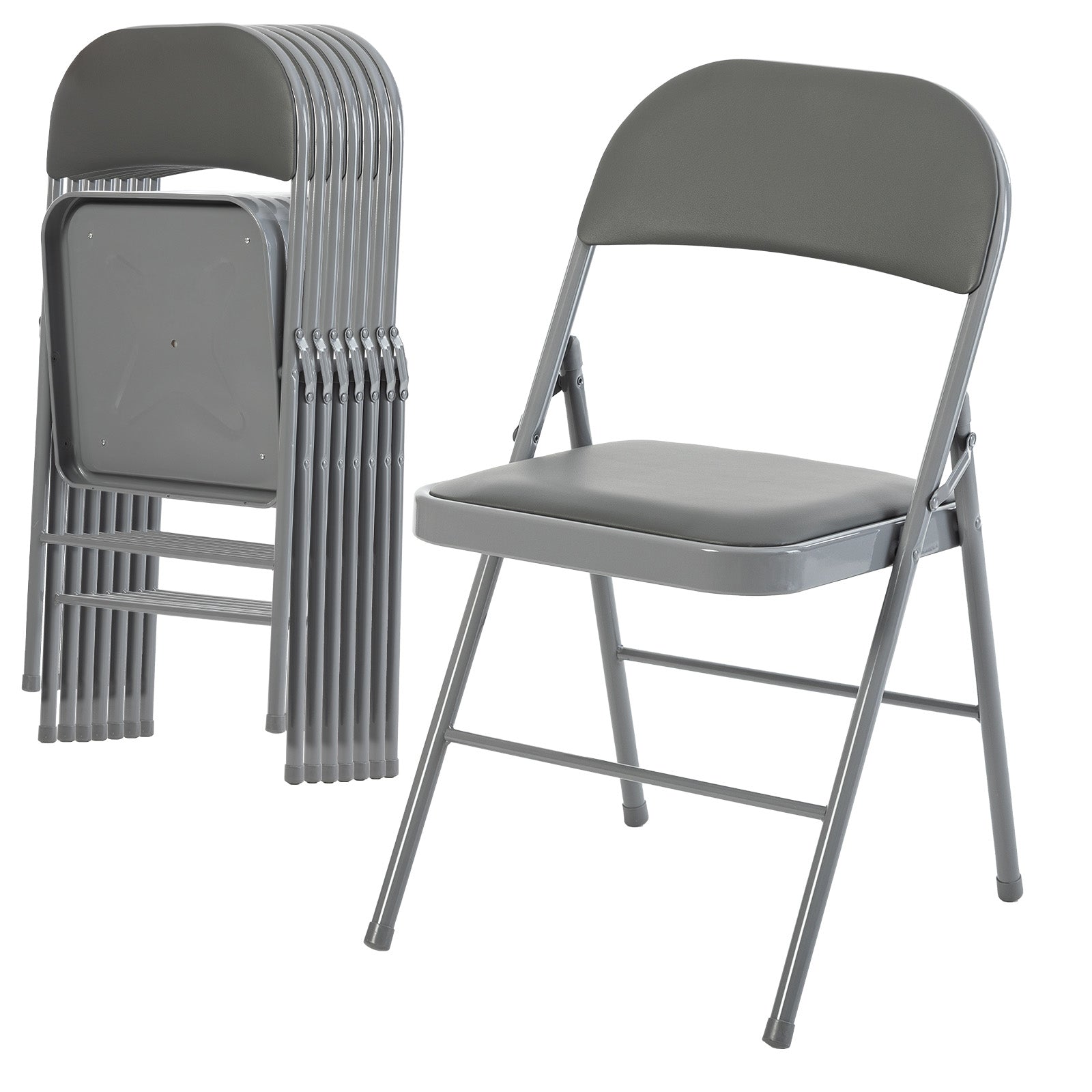 JIOABL Folding Chair , Convenient Leather Padded Folding Chairs
