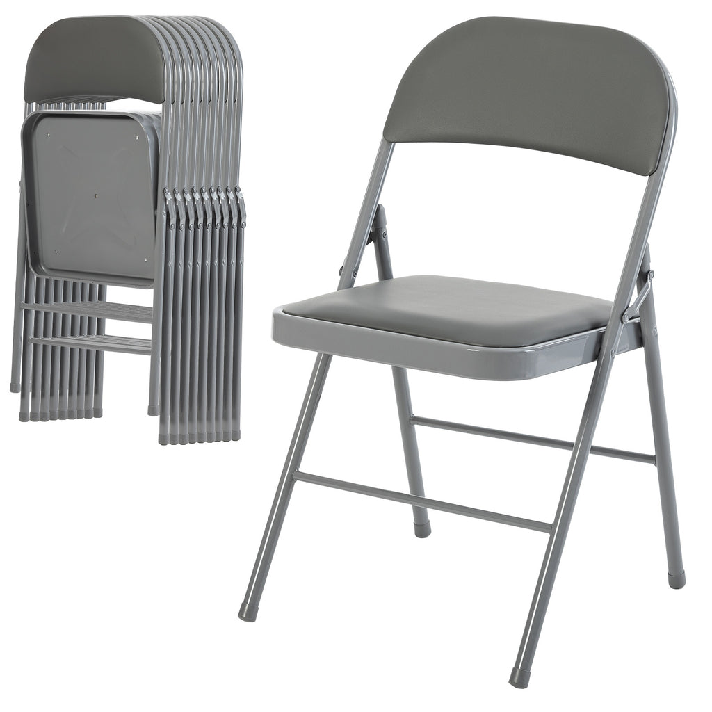 JIOABL Folding Chair , Convenient Leather Padded Folding Chairs