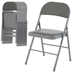 JIOABL Folding Chair , Convenient Leather Padded Folding Chairs