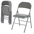 JIOABL Folding Chair , Convenient Leather Padded Folding Chairs