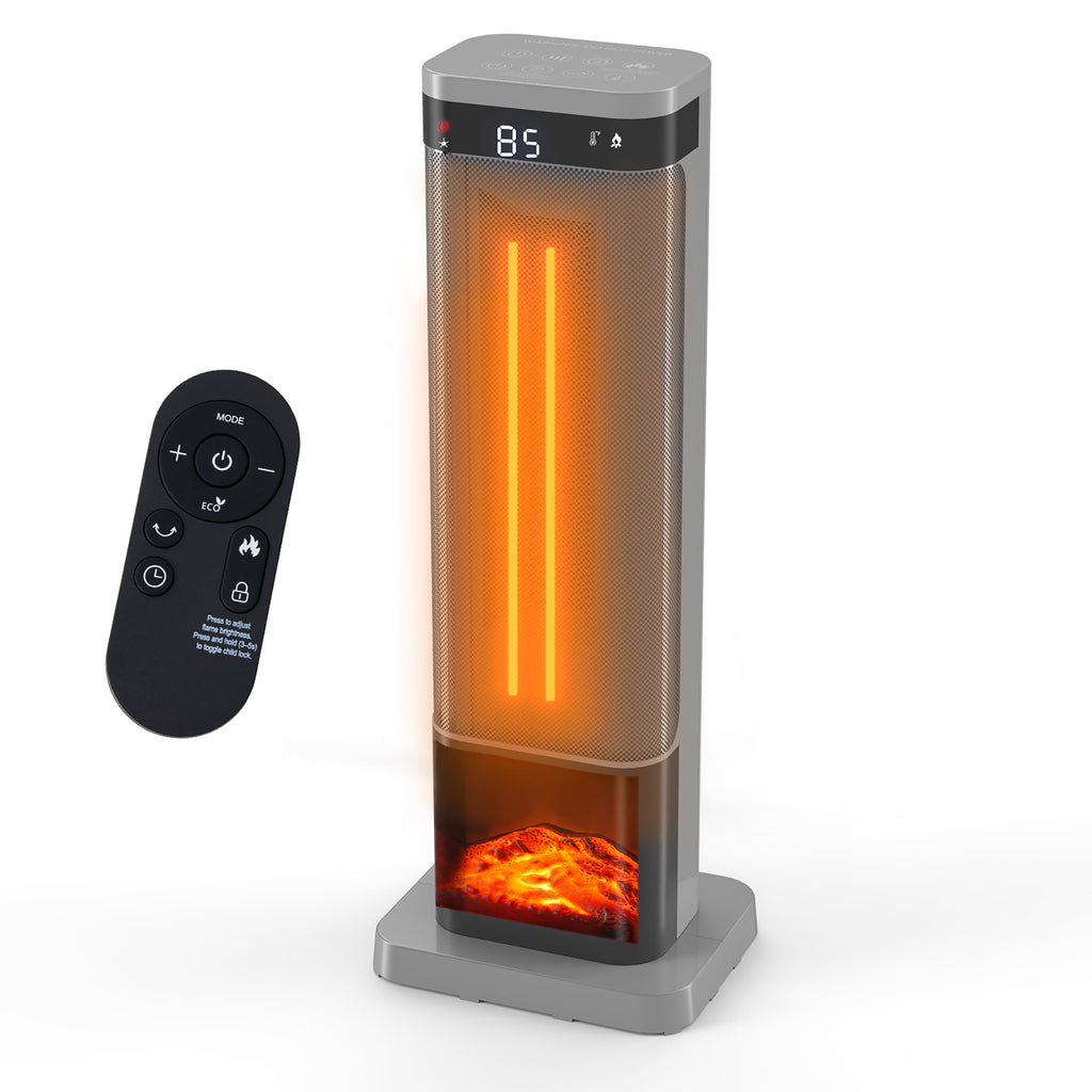 JIOABL Portable Space Heater with Remote, Thermostat, Overheating Protection for Indoor Use