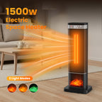 JIOABL Portable Space Heater with Remote, Thermostat, Overheating Protection for Indoor Use