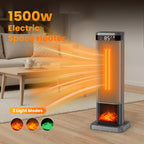 JIOABL Portable Space Heater with Remote, Thermostat, Overheating Protection for Indoor Use