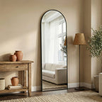 JIOABL 47" x 14"  Full Length Wall Mounted Mirror, Aluminum Alloy Frame, HD Glass, for Bedroom, Living Room & Entryway