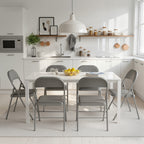 JIOABL Folding Chair , Convenient Leather Padded Folding Chairs
