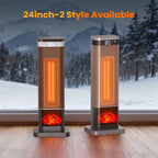 JIOABL Portable Space Heater with Remote, Thermostat, Overheating Protection for Indoor Use