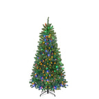 JIOABL Pre-Lit Spruce Artificial Christmas Tree for Home, Office, and Party Decor