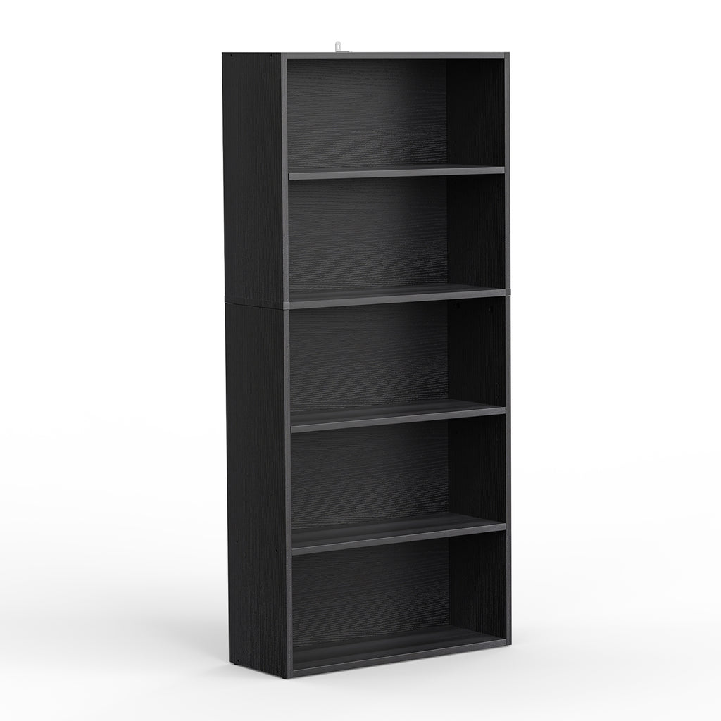 JIOABL Bookcase, 53 Inch Large Storage Tall Standing Bookshelf with Adjustable Shelves for Home Office, Living Room, Bed Room