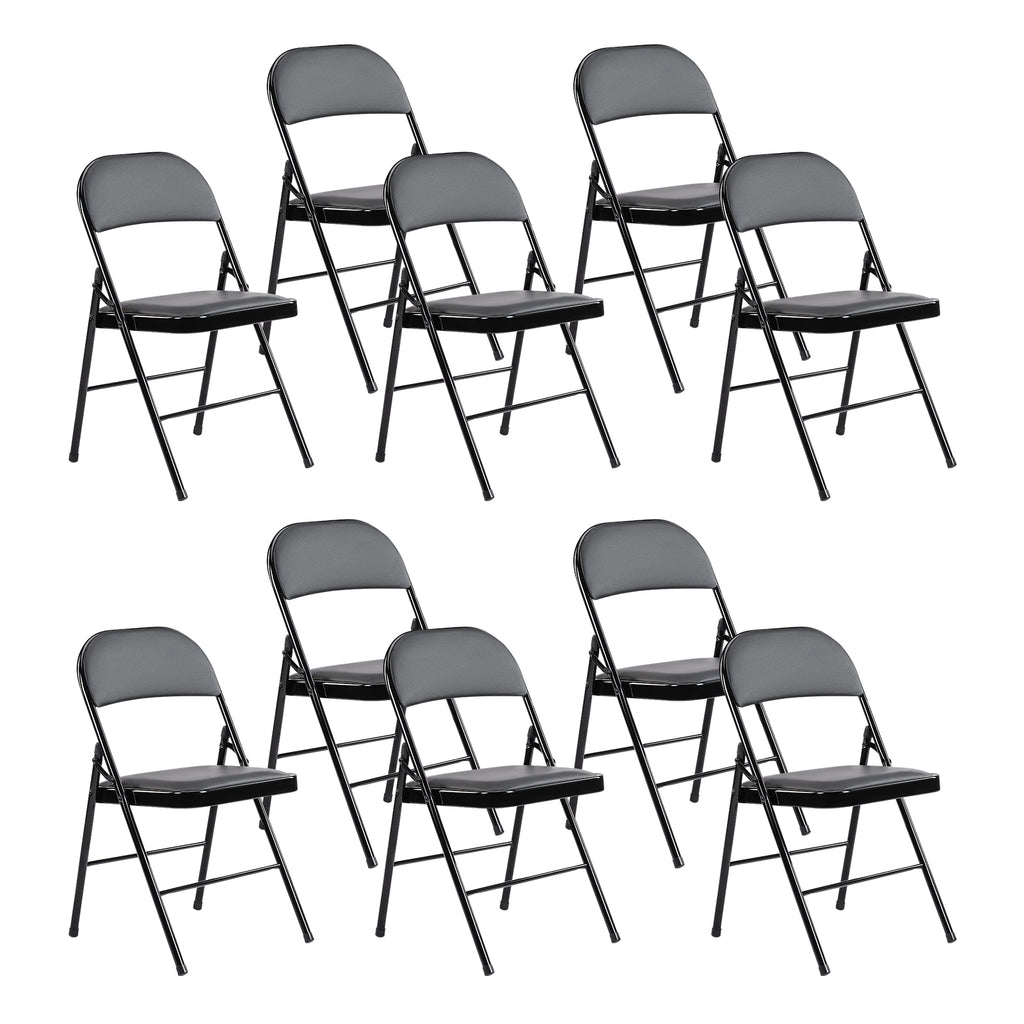 JIOABL Folding Chair , Convenient Leather Padded Folding Chairs