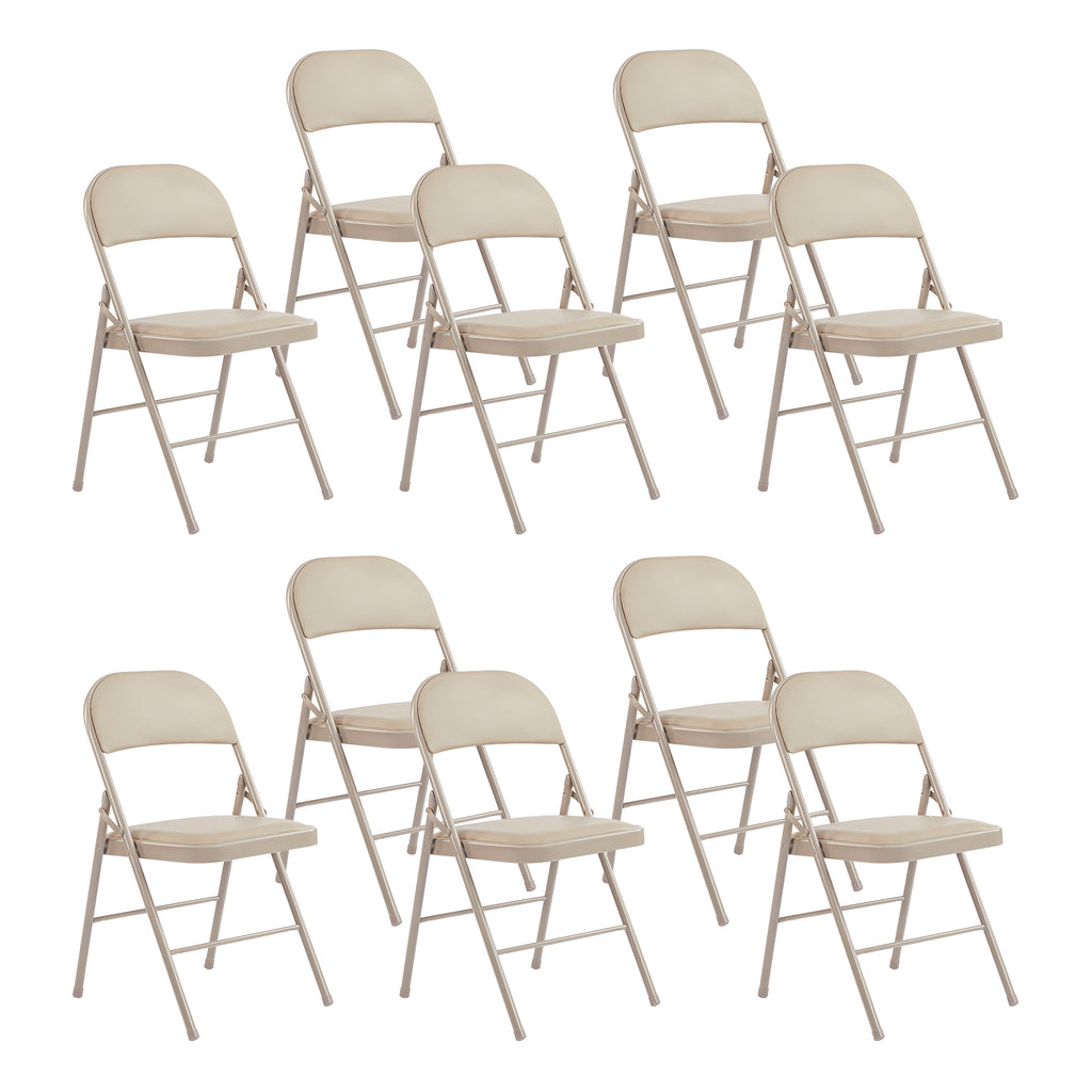 JIOABL Folding Chair , Convenient Leather Padded Folding Chairs