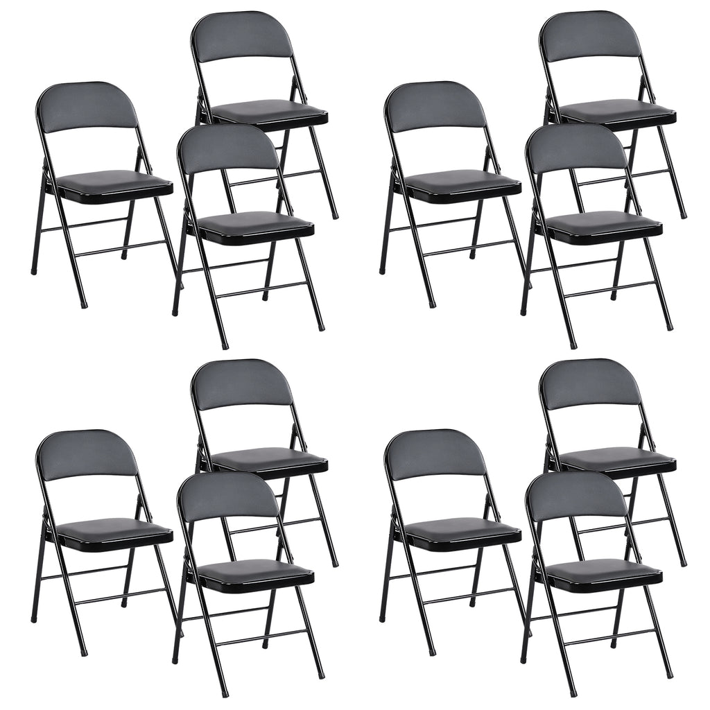 JIOABL Folding Chair , Convenient Leather Padded Folding Chairs