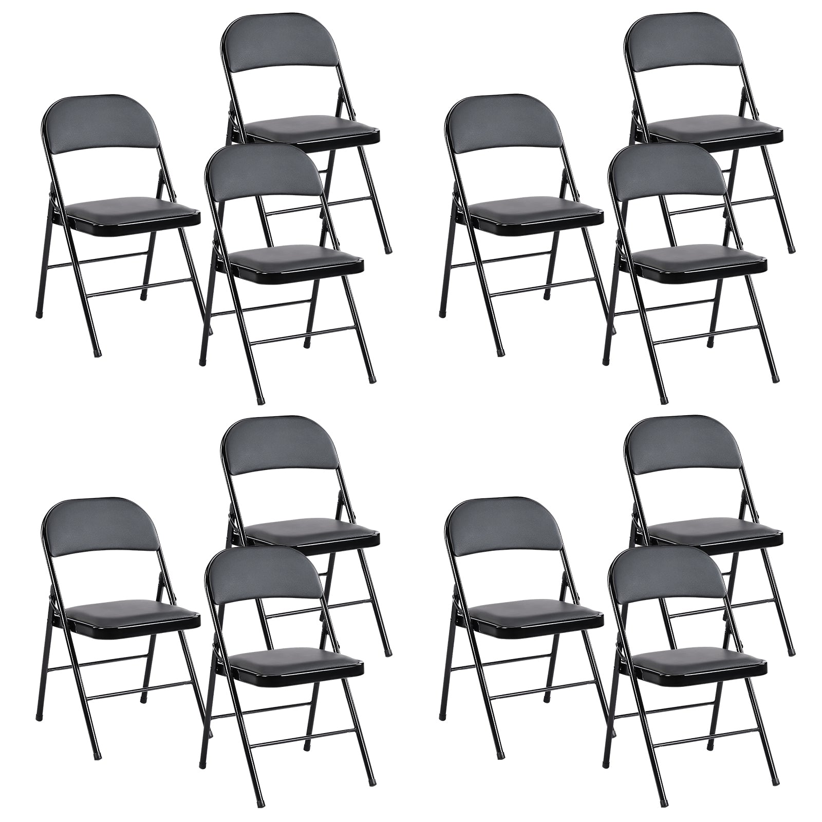 JIOABL Folding Chair , Convenient Leather Padded Folding Chairs