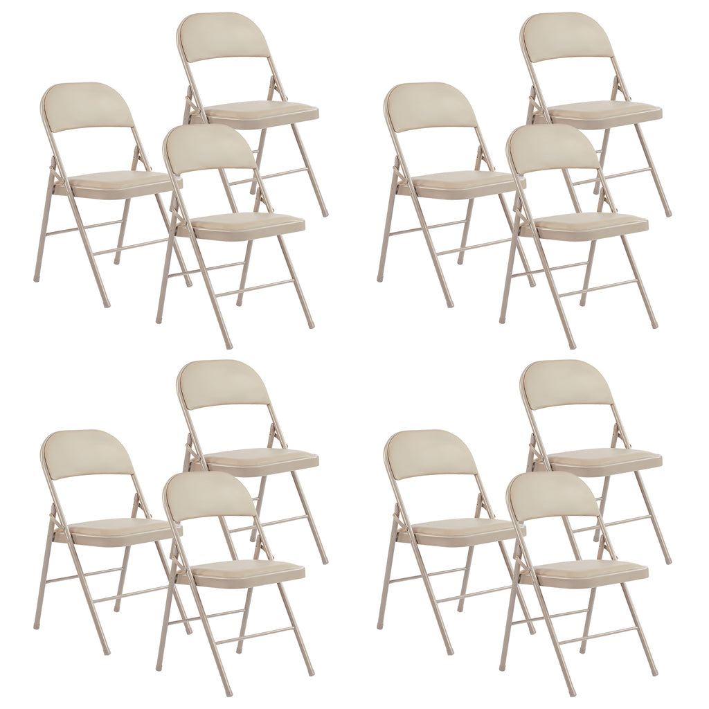 JIOABL Folding Chair , Convenient Leather Padded Folding Chairs