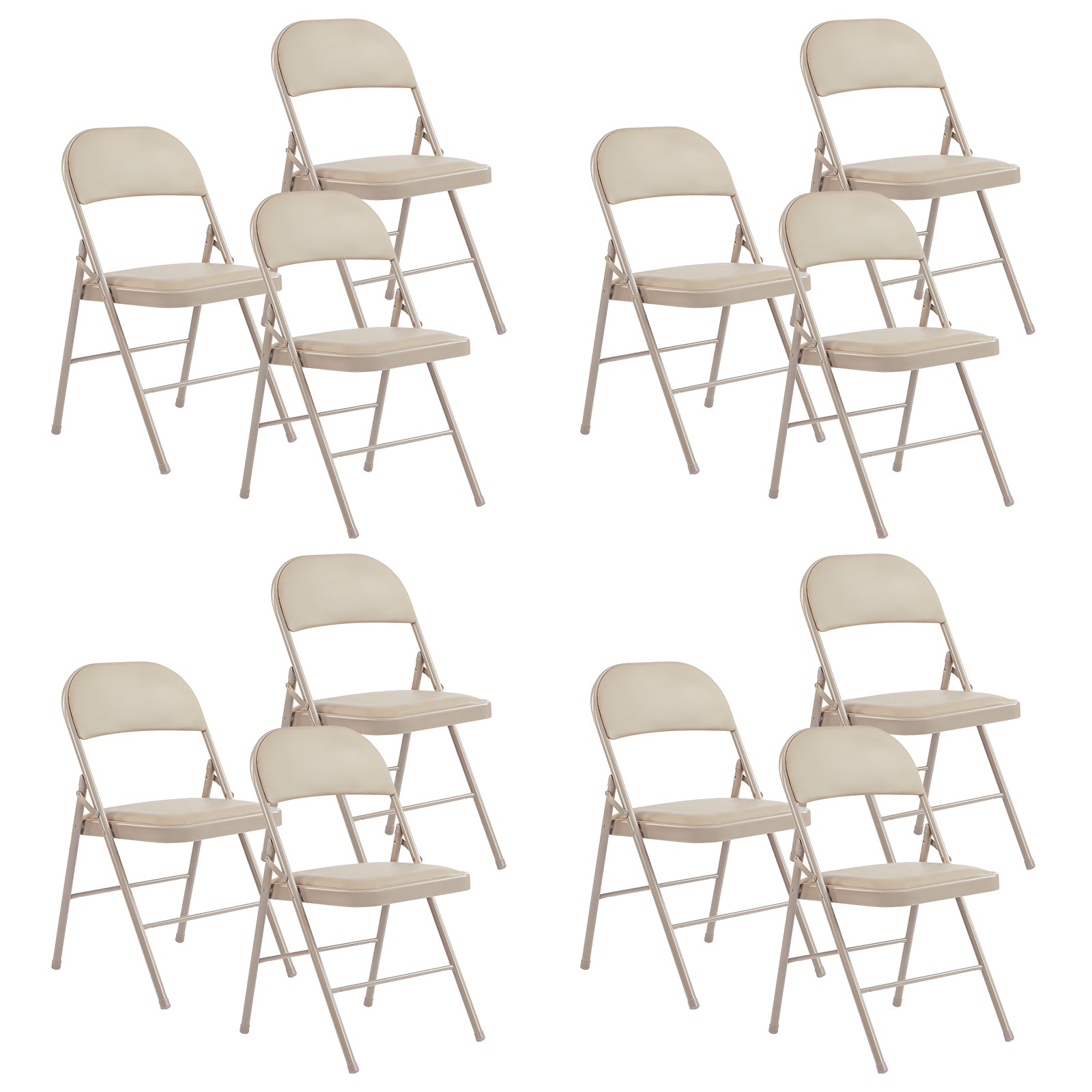 JIOABL Folding Chair , Convenient Leather Padded Folding Chairs