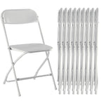 MCQ Folding Chair Set with Non-Slip Feet, 330 lbs. Weight Capacity, for Home and Office Use, for Indoor and Outdoor Activities