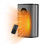 JIOABL Square Desktop Heater | 1500W, 5 Working Modes, 70° Oscillation, Quiet, Tip-Over and Overheat Safety Protection