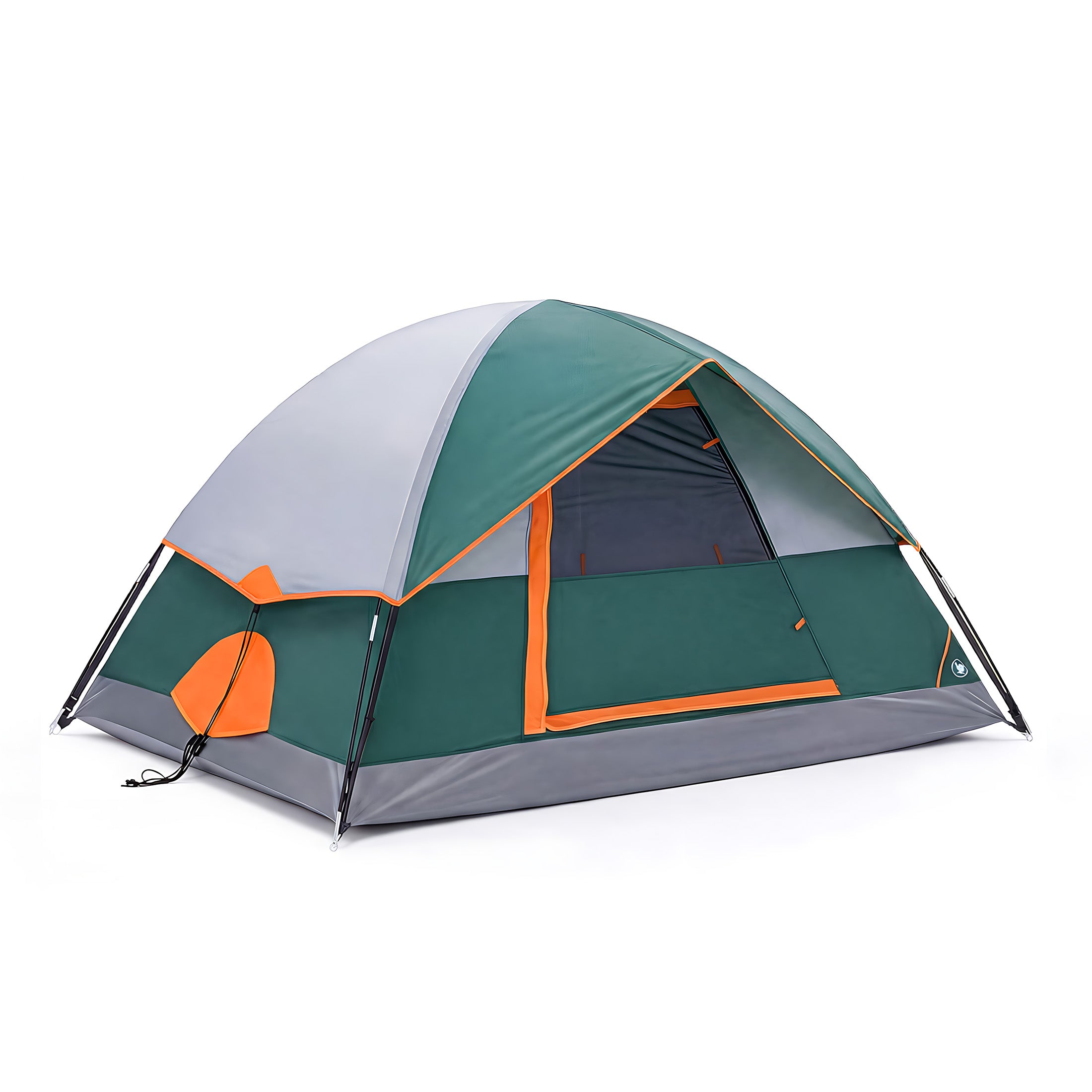 JIOABL Dome Camping Tent, Waterproof Polyester with Rainfly, Easy Setup, Ventilated Windows & Skylights, Portable Backpacking Tent