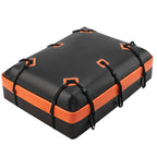 JIOABL Waterproof Car Roof Bag, 15 Cu Ft Rooftop Cargo Carrier with 6 Safety Hooks, Anti-Slip Mat, Lock, and Storage Bag for Cars & SUVs