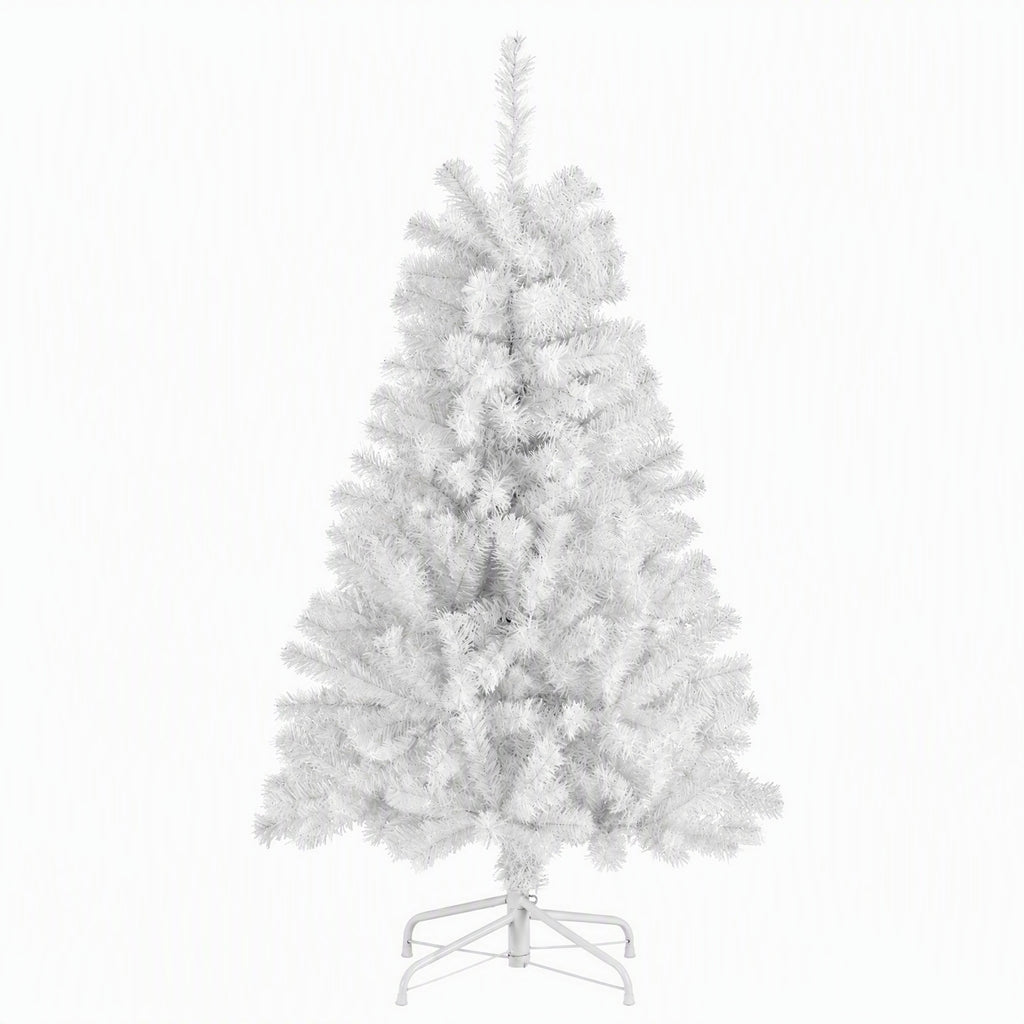 JIOABL Pre-Lit Artificial Christmas Tree, Pre Strung LED Lights, Indoor Xmas Holiday Decor with Metal Stand