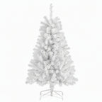 JIOABL Pre-Lit Artificial Christmas Tree, Pre Strung LED Lights, Indoor Xmas Holiday Decor with Metal Stand