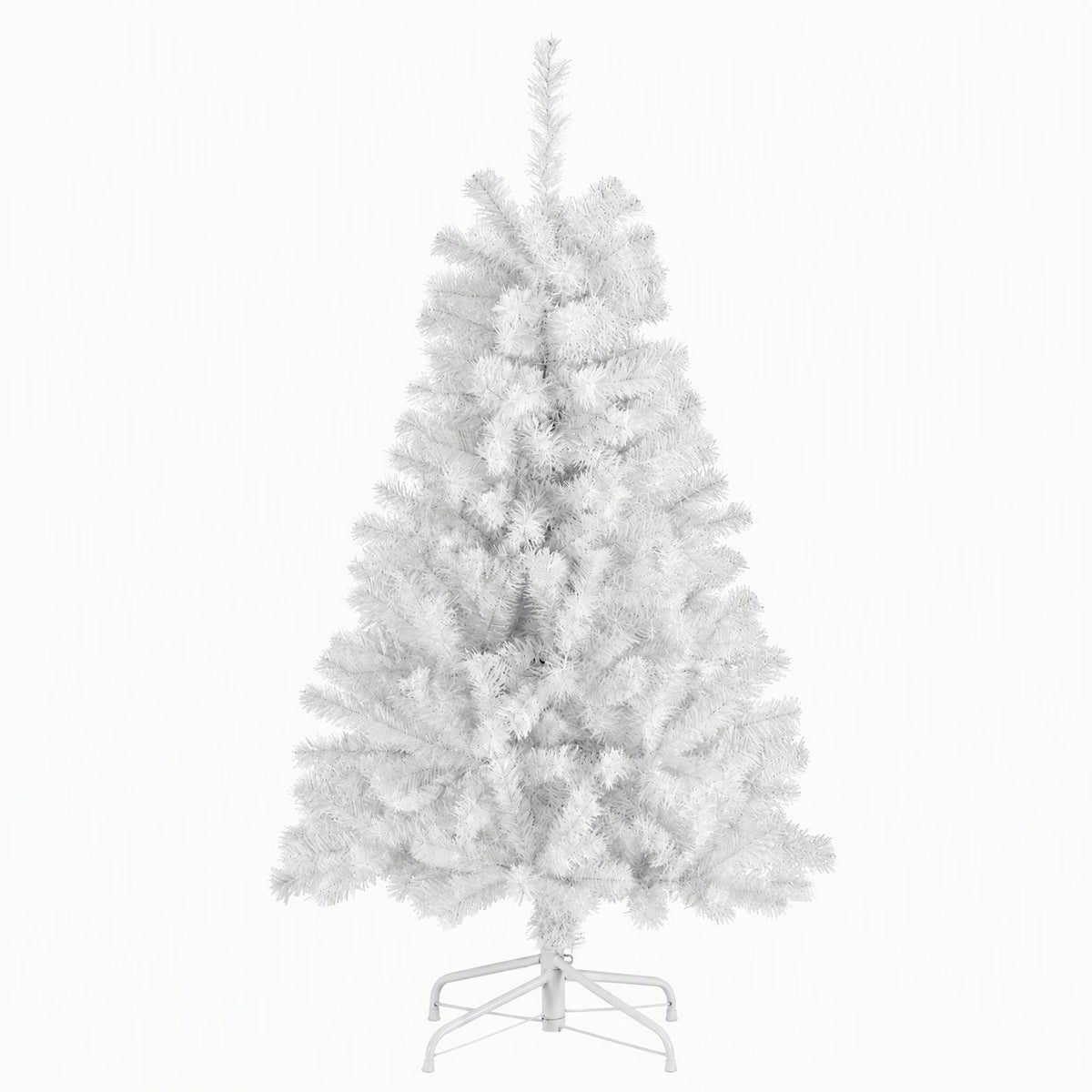 JIOABL Pre-Lit Artificial Christmas Tree, Pre Strung LED Lights, Indoor Xmas Holiday Decor with Metal Stand