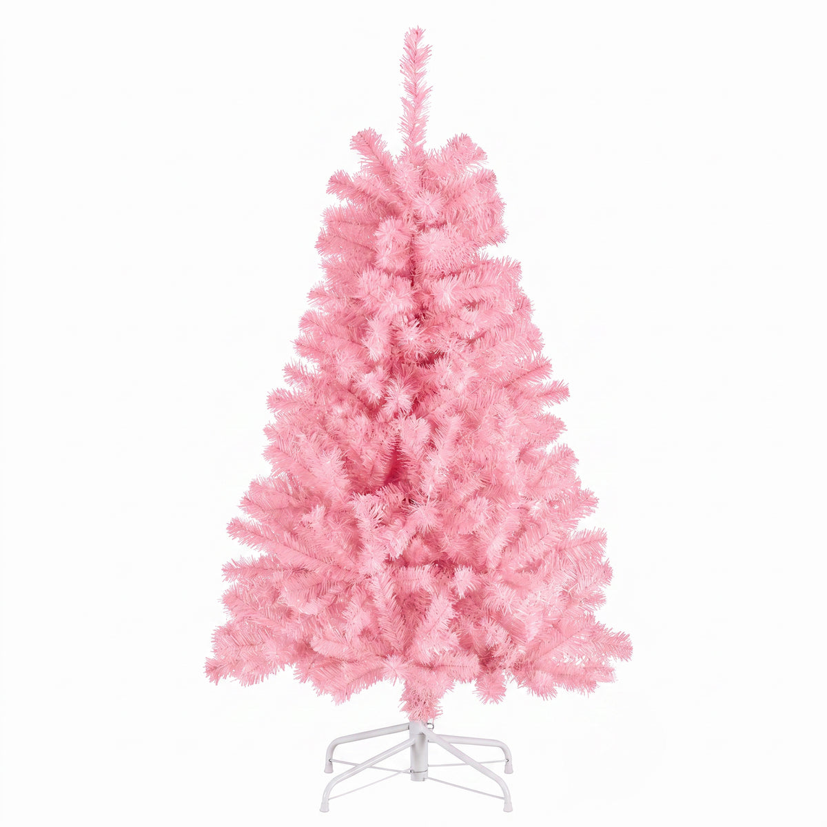 JIOABL Pre-Lit Artificial Christmas Tree, Pre Strung LED Lights, Indoor Xmas Holiday Decor with Metal Stand