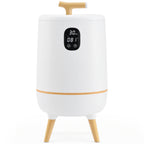 JIOABL 20L High-Leg Round Towel Warmer Bucket | Fits Two 40"x70" Towels, One-Touch, 60 Min Timer, Bluetooth Speaker & Ambient Ligh