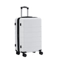 JIOABL Carry on Luggage, Hard Shell ABS Suitcase with Double Spinner Wheels, Lightweight Expandable Rolling Suit Case with TSA Lock
