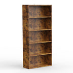JIOABL Bookcase, 53 Inch Large Storage Tall Standing Bookshelf with Adjustable Shelves for Home Office, Living Room, Bed Room