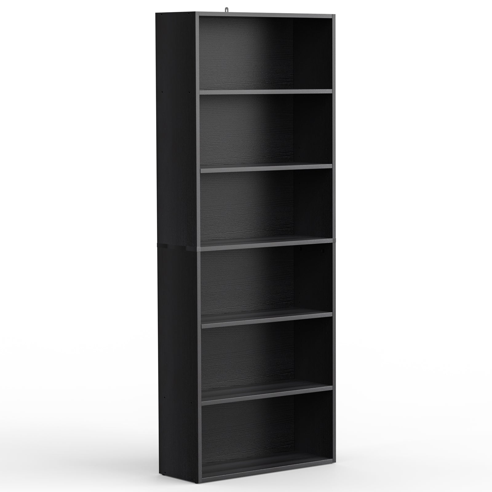 JIOABL Bookcase, 53 Inch Large Storage Tall Standing Bookshelf with Adjustable Shelves for Home Office, Living Room, Bed Room