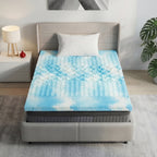 JIOABL Memory Foam Mattress Topper, 5-Zone Support, Gel Infused Cooling, Pressure Relief, CertiPUR-US for Bed, Sofa, RV
