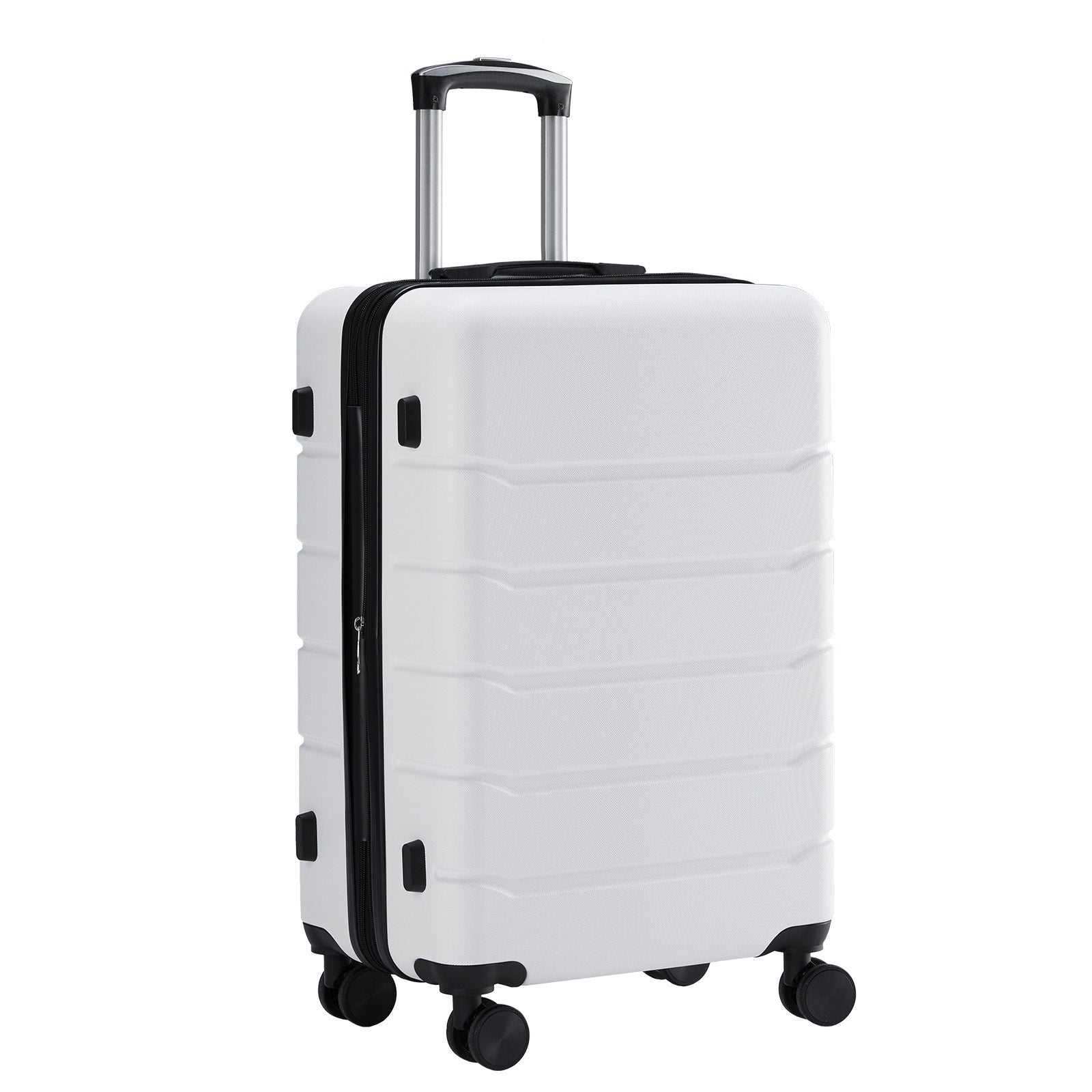 JIOABL Carry on Luggage, Hard Shell ABS Suitcase with Double Spinner Wheels, Lightweight Expandable Rolling Suit Case with TSA Lock