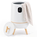 JIOABL 20L High-Leg Round Towel Warmer Bucket | Fits Two 40"x70" Towels, One-Touch, 60 Min Timer, Bluetooth Speaker & Ambient Ligh