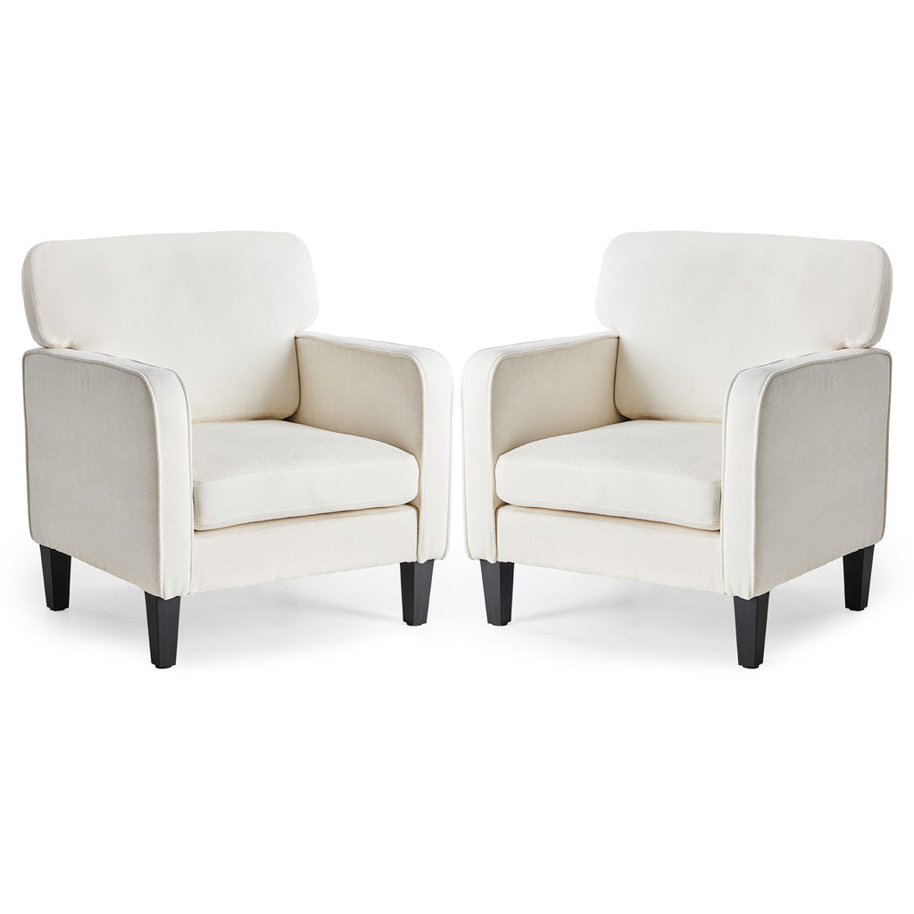 JIOABL Modern Accent Chair with Armrest, Comfortable Lounge Chair for Living Room and Bedroom