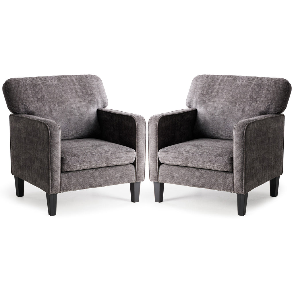 JIOABL Modern Accent Chair with Armrest, Comfortable Lounge Chair for Living Room and Bedroom