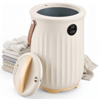 JIOABL 20L Towel Warmer, with Handle & Aroma Disc Holder, Holds Two 40“x70” Oversized Towels, Suitable for Robes, Blankets & Pajamas