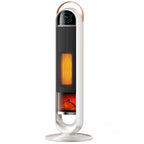 JIOABL Tall Tower Flame Heater with Light | 1500W, 4 Functions, 3s Quick Heat, 2 Heat Settings, Low Noise, Oscillation & Timer