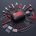 JIOABL 330-Piece Home Repair Tool Kit with Pull-Out Drawer, Carbon Steel Tool Box Set for DIY Projects, Home Maintenance and Auto Repair