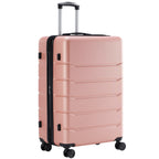 JIOABL Carry on Luggage, Hard Shell ABS Suitcase with Double Spinner Wheels, Lightweight Expandable Rolling Suit Case with TSA Lock