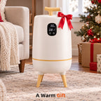 JIOABL 20L High-Leg Round Towel Warmer Bucket | Fits Two 40"x70" Towels, One-Touch, 60 Min Timer, Bluetooth Speaker & Ambient Ligh