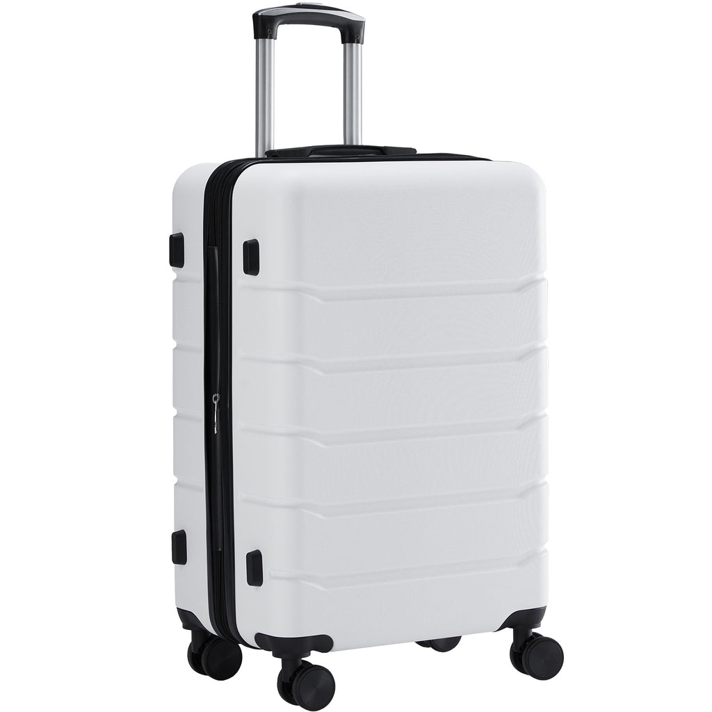 JIOABL Carry on Luggage, Hard Shell ABS Suitcase with Double Spinner Wheels, Lightweight Expandable Rolling Suit Case with TSA Lock