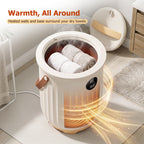 JIOABL 20L Towel Warmer, with Handle & Aroma Disc Holder, Holds Two 40“x70” Oversized Towels, Suitable for Robes, Blankets & Pajamas