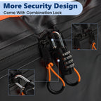 JIOABL Waterproof Car Roof Bag, 15 Cu Ft Rooftop Cargo Carrier with 6 Safety Hooks, Anti-Slip Mat, Lock, and Storage Bag for Cars & SUVs