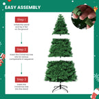 JIOABL Pre-Lit Spruce Artificial Christmas Tree for Home, Office, and Party Decor